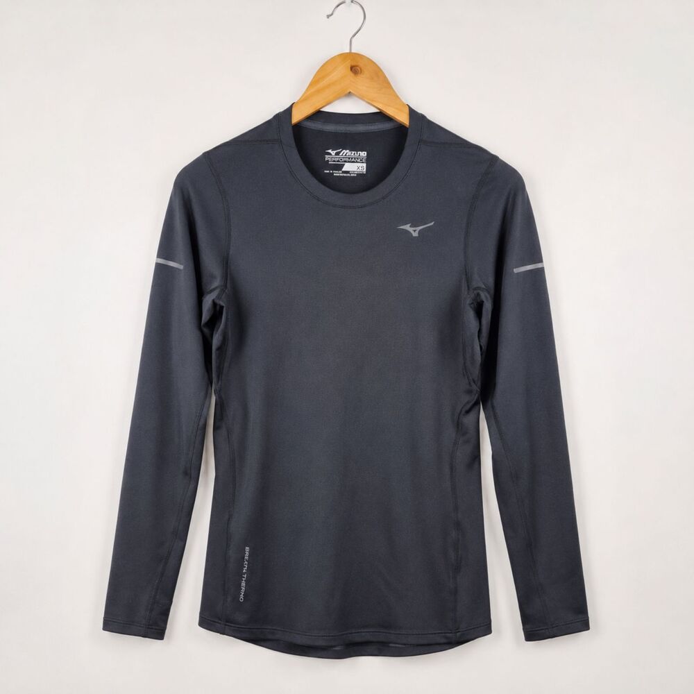 Mizuno Breath Thermo Women’s Long Sleeve Reflective Running Shirt Thumbholes